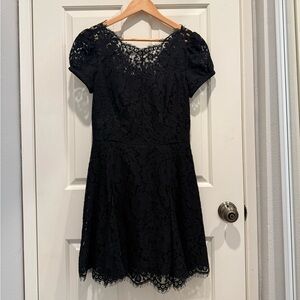 Juicy Couture Eyelash Lace A Line Cocktail Dress